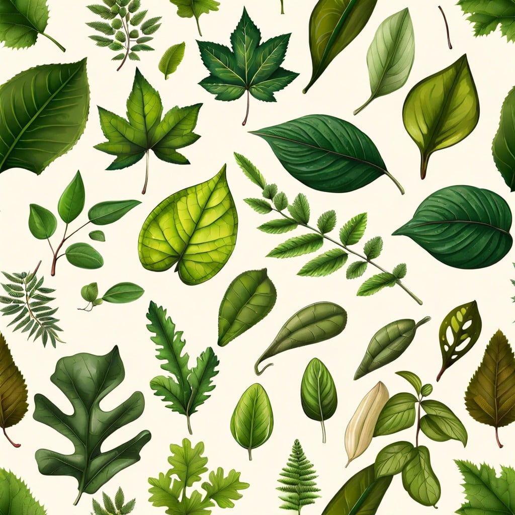 types of table leaves