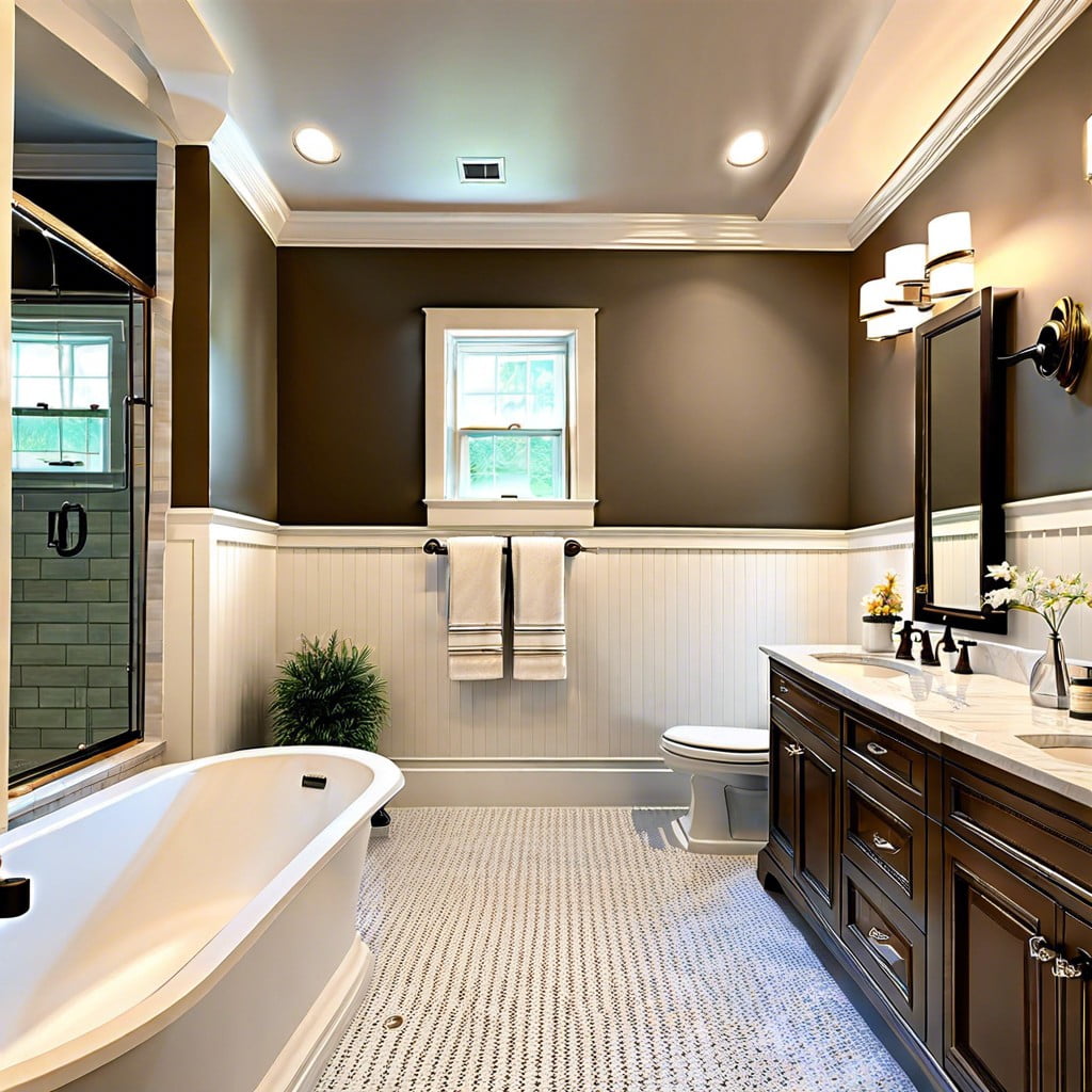using crown molding to boost your bathrooms resale value