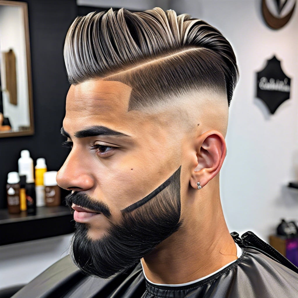 37 long top fade with burst sides