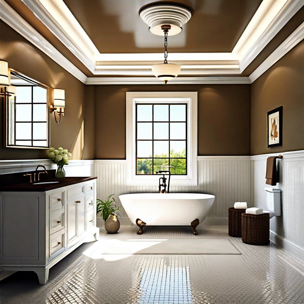 20 Bathroom Ceiling Trim Ideas: Ultimate Guide for a Trendy Bathroom