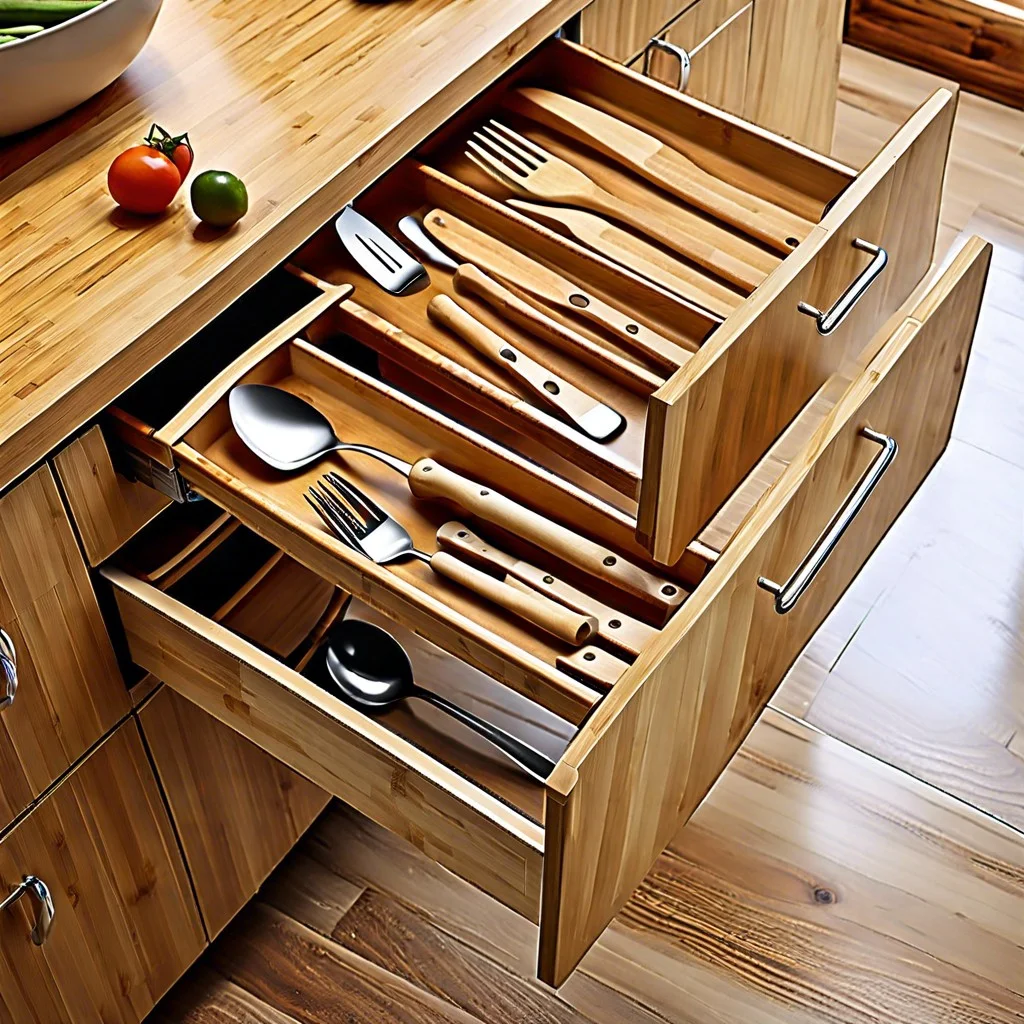 bamboo drawer organizers