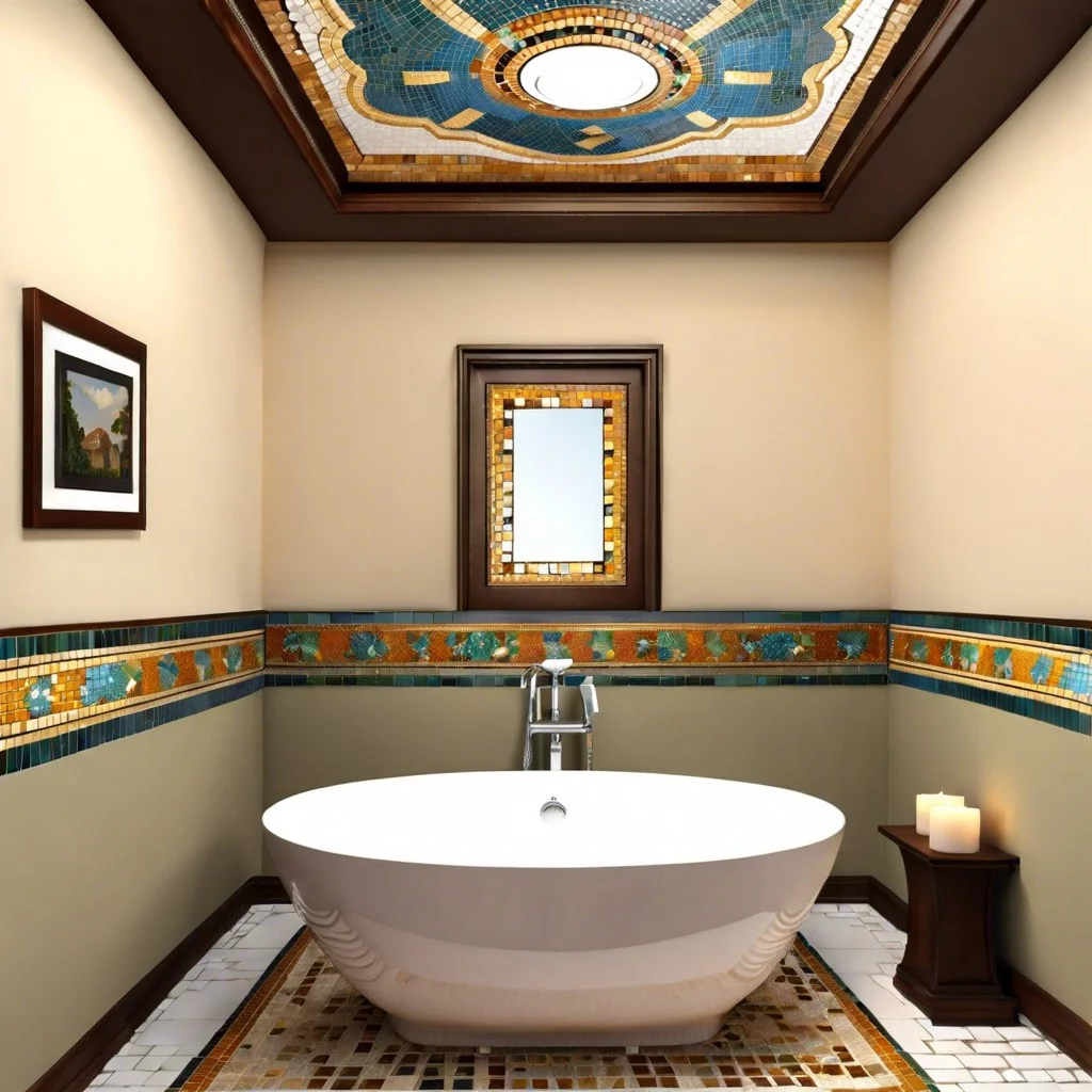 bathroom ceiling mosaic
