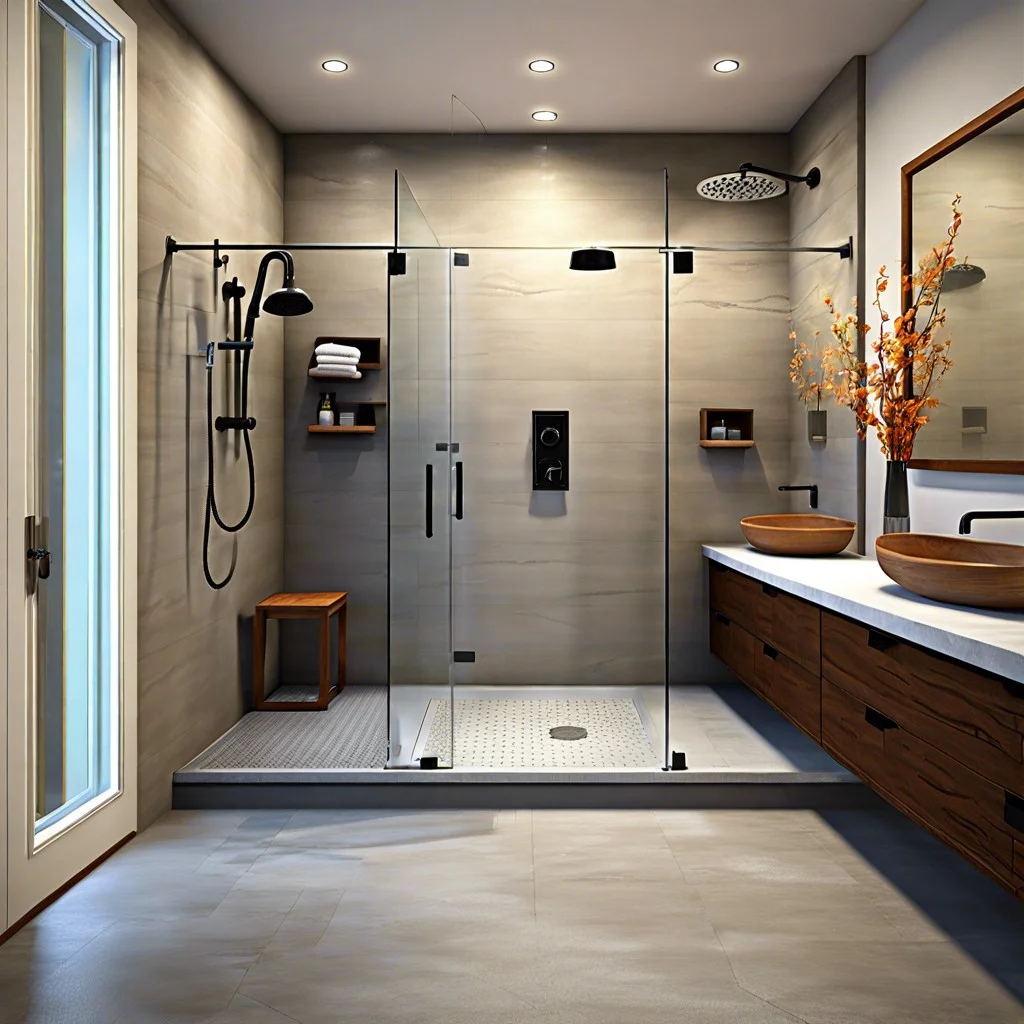 benefits of a curbless shower
