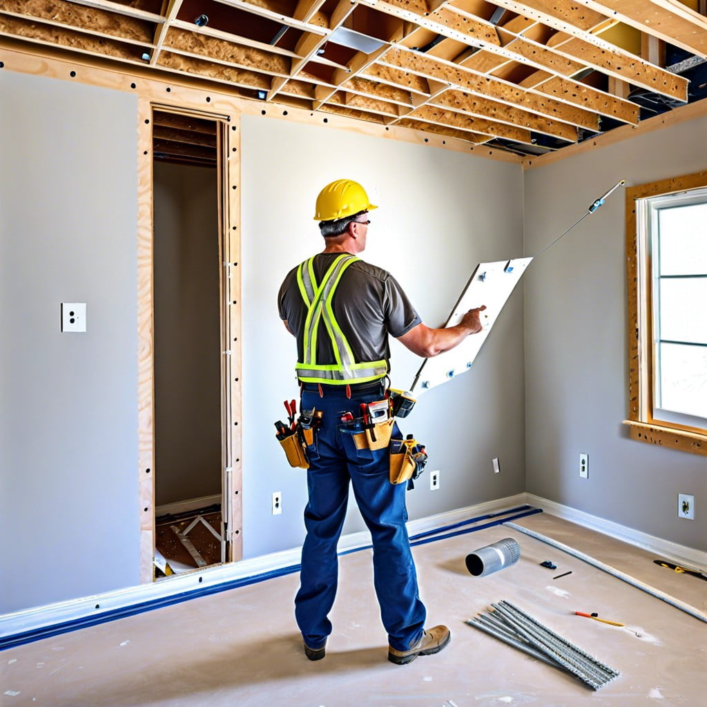 building code requirements for 58 inch drywall
