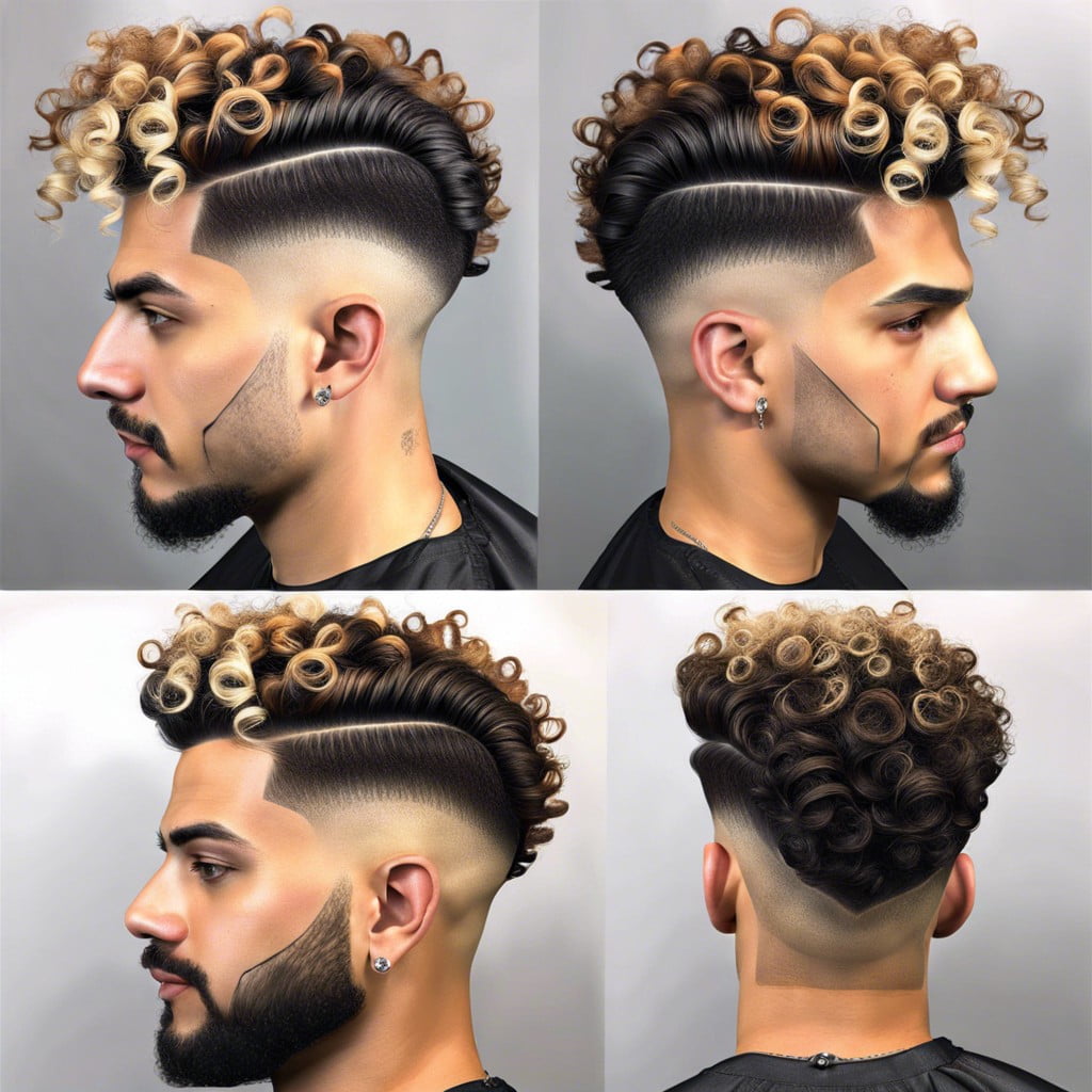 burst fade on curly hair a comprehensive style guide