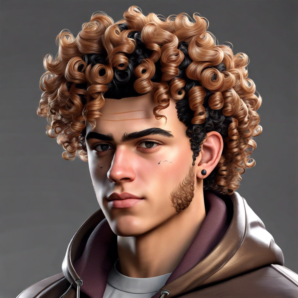 burst fade on thick curly hair is it possible