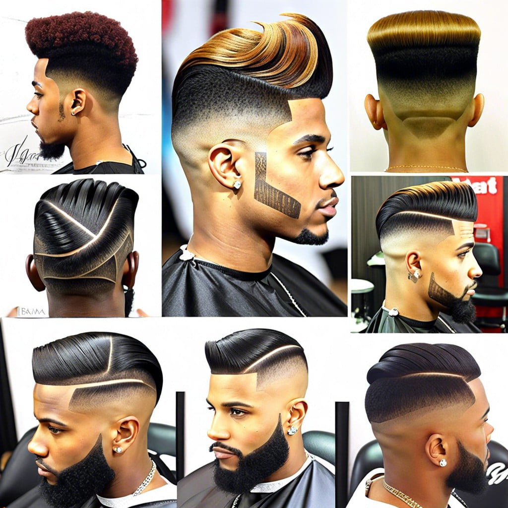 case study celebrity inspired taper fade bajo hairstyles
