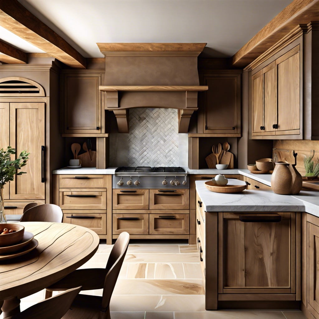 craftsmanship in earthy kitchen design when natural meets artisan