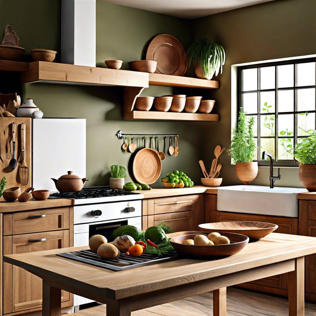 earthy kitchen design the influence on mood amp well being