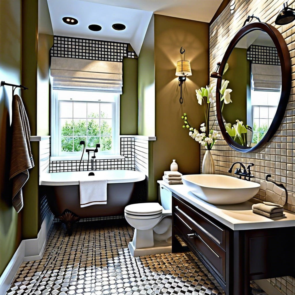 expert tips for half tiled bathrooms