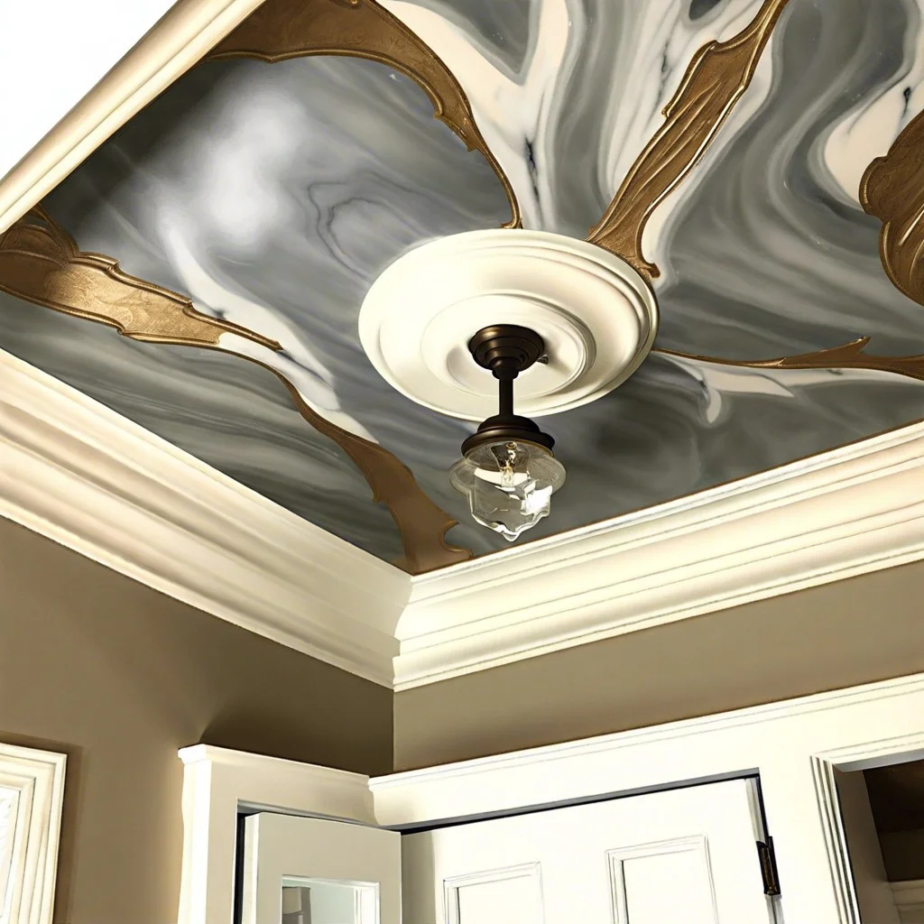 faux marble ceiling paint