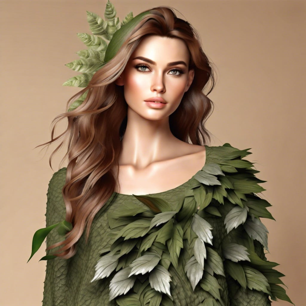 foliage style textured top