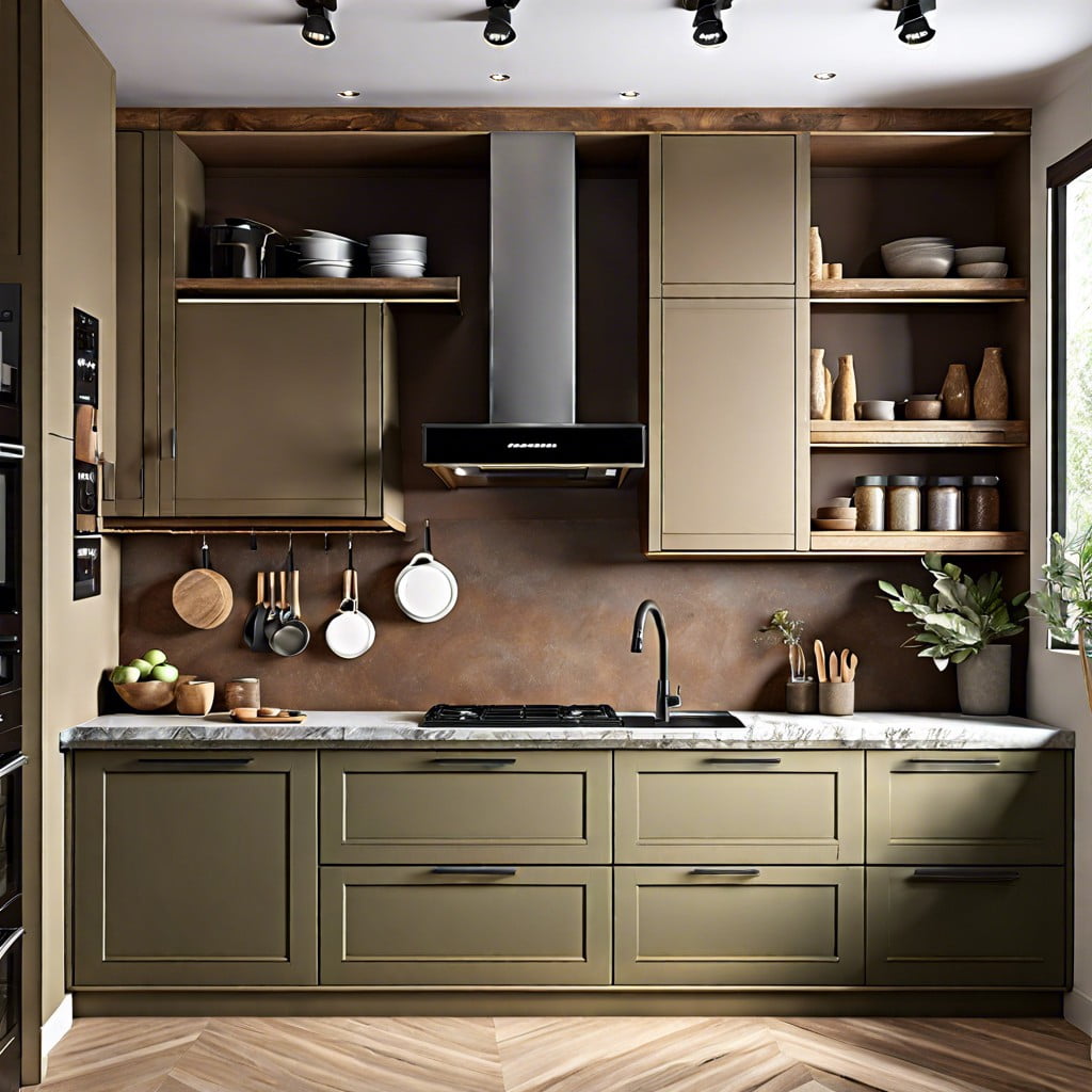 guide to mixing and matching earth tones in the kitchen