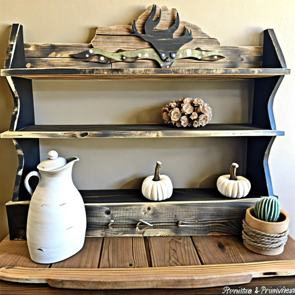 idea 14 diy primitive distressed wood projects