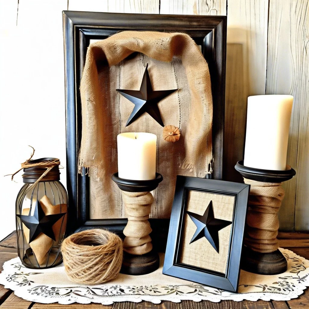 idea 18 using burlap in primitive decor ideas