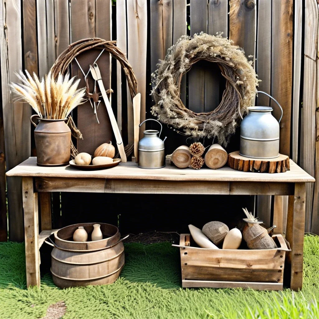 idea 9 outdoor primitive decor techniques