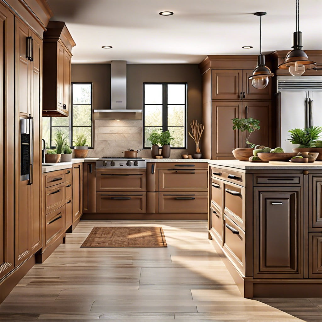 professional design tips for earthy toned kitchens