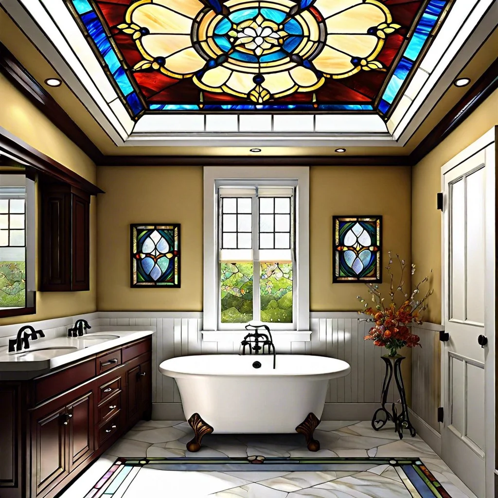 stained glass ceiling