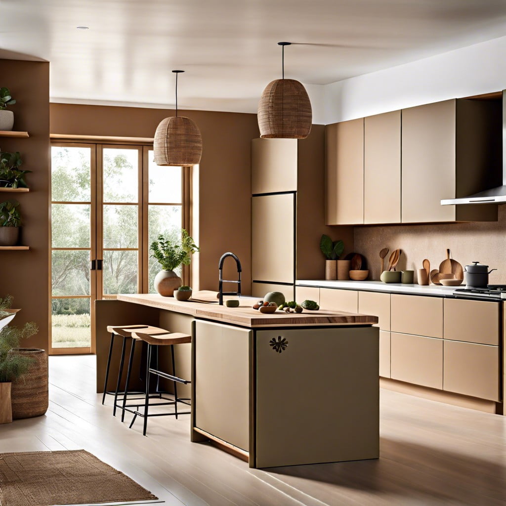 sustainability and earth tones a perfect kitchen match