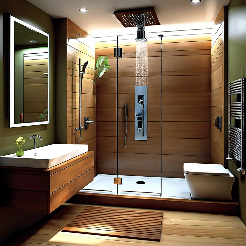 sustainable shower trim ideas