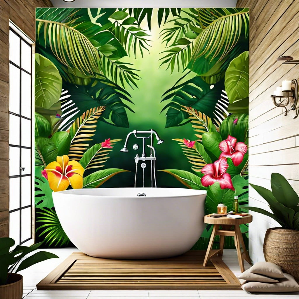 tropical rainforest shower experience