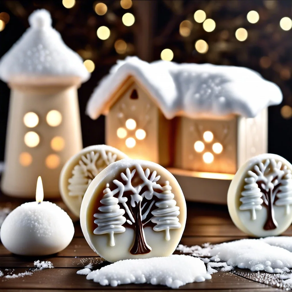 winter themed soap shapes