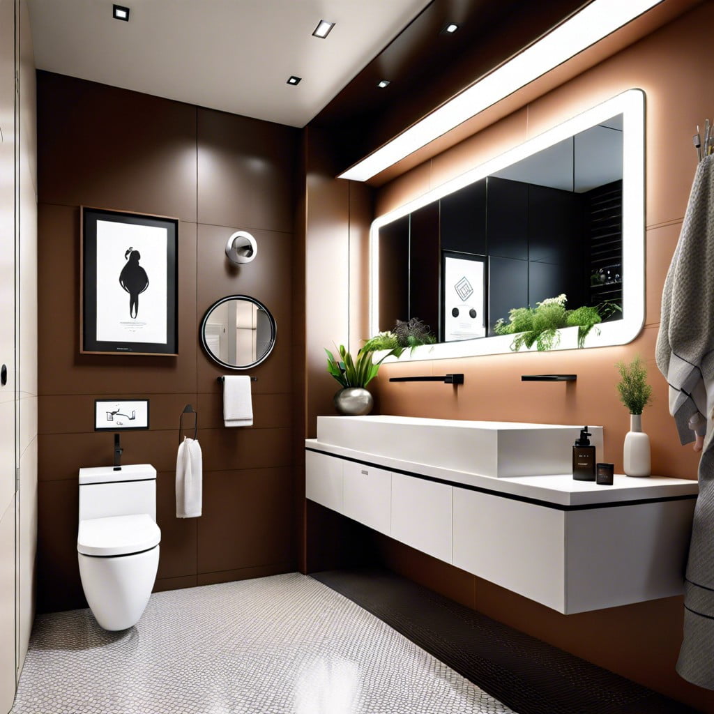 2024 trend incorporating interactive touchpoints in bathrooms