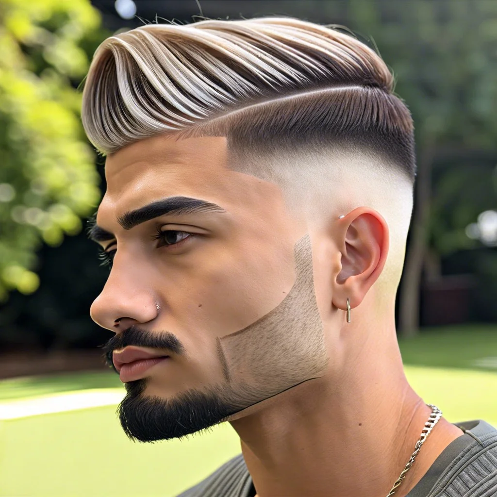 low fade crop with undercut