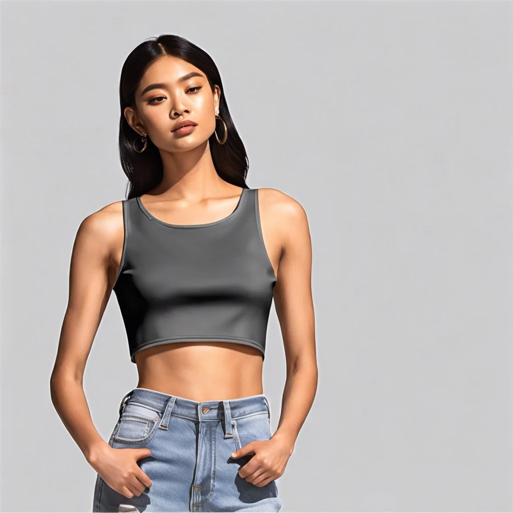 minimalist crop top design