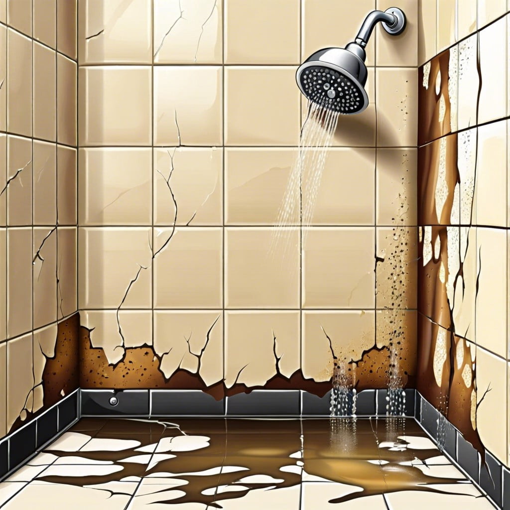 assessing the current shower tile condition