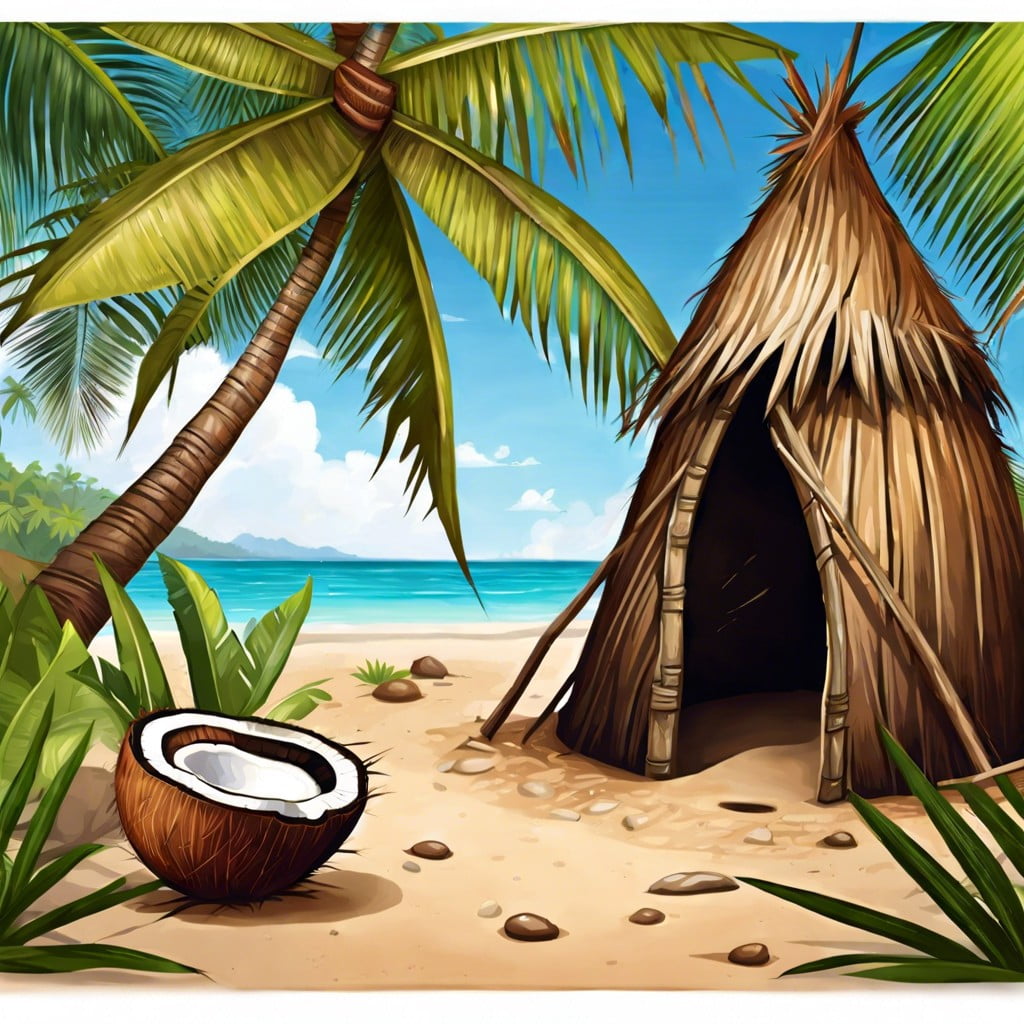 each tribe designates its own coconut grove