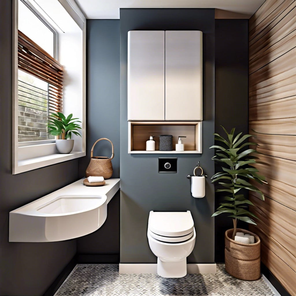 install an elevated wall mounted toilet for a sleek look