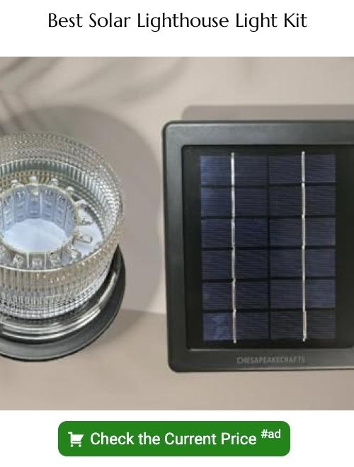 Solar lighthouse light kit