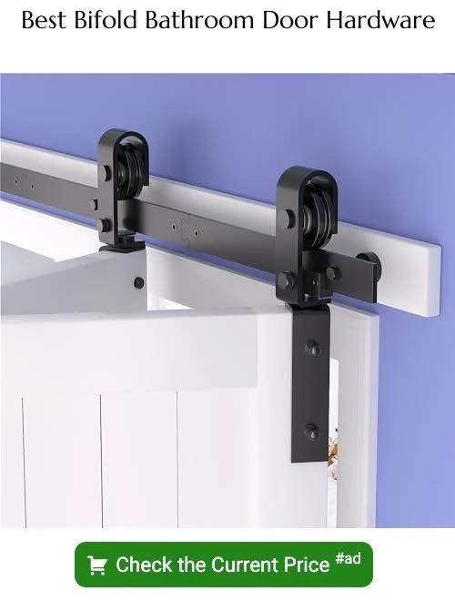 bifold bathroom door hardware
