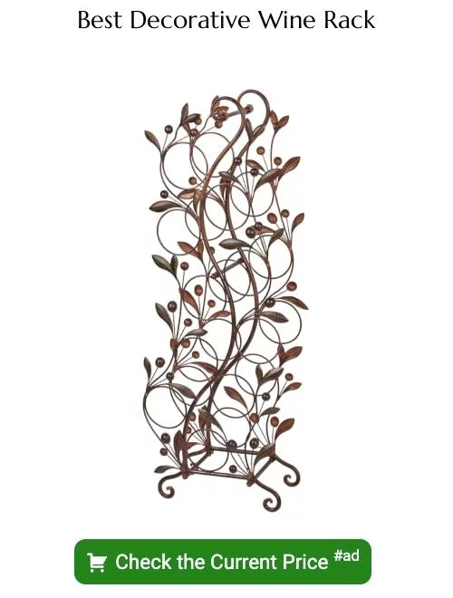 decorative wine rack