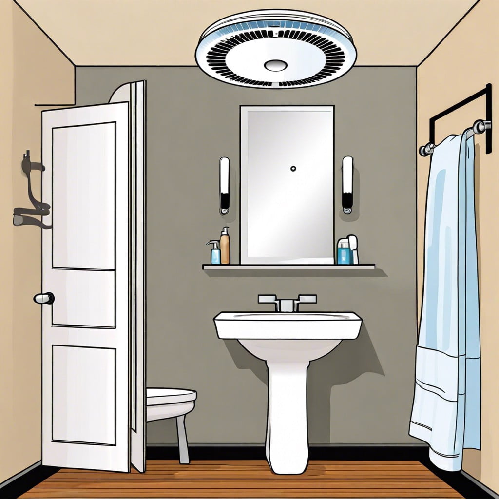 determine the size of the bathroom exhaust fan