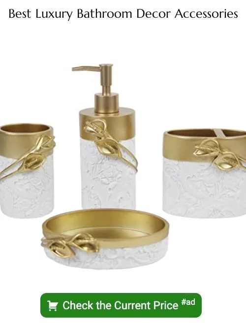 luxury bathroom decor accessories