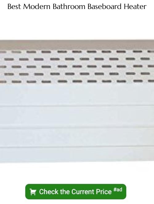 modern bathroom baseboard heater