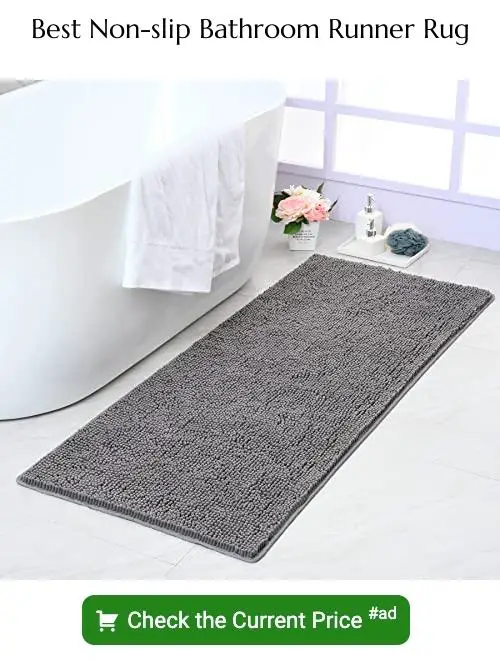 non-slip bathroom runner rug
