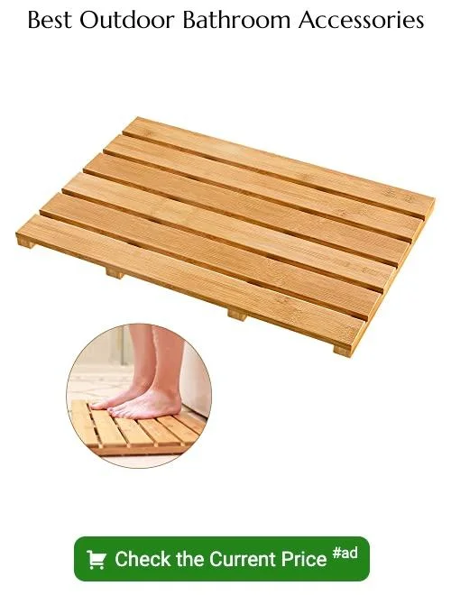 outdoor bathroom accessories
