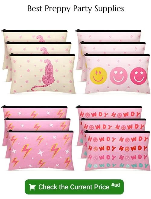 preppy party supplies
