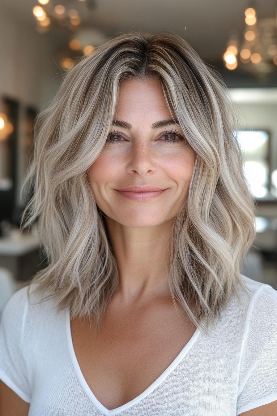 Short and Chic Ashy Bronde Hairstyle