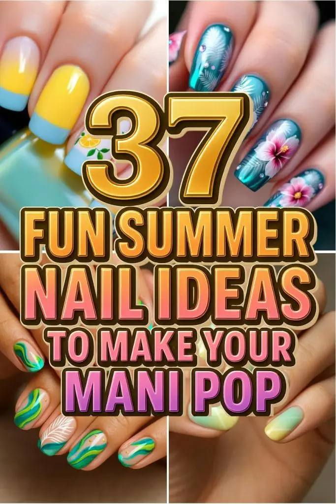 37 fun summer nail ideas